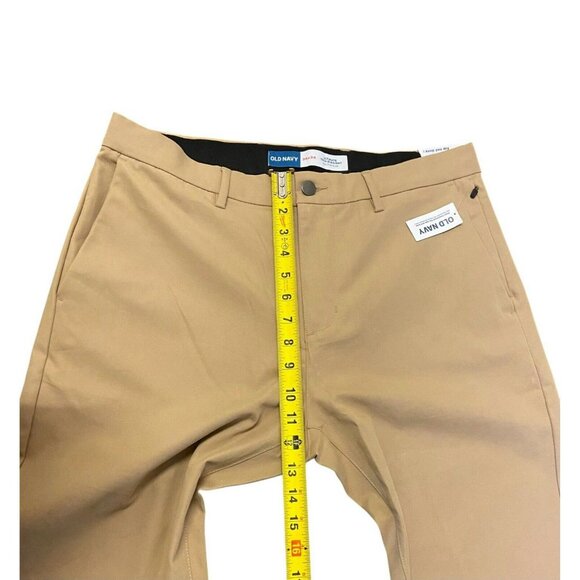 Old Navy Built-In Flex Ultimate Tech Straigh Chino Pants Khaki Men's 34x34 NWT - Picture 7 of 12